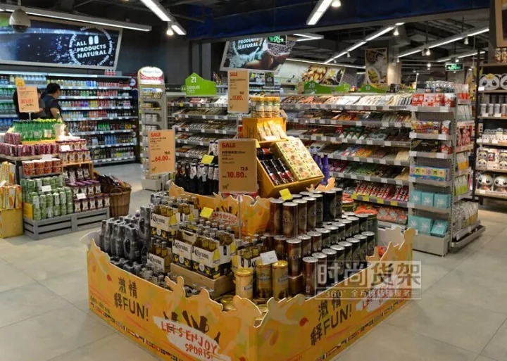 便利店貨架_促銷(xiāo)展示臺(tái)